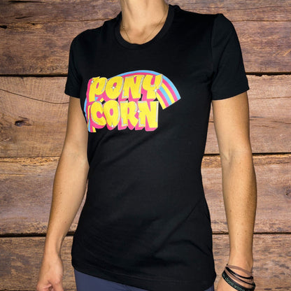 T-Shirt Bubble-Gum Pony Black