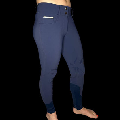 Pantalon d’équitation Alexandra Ledermann X PoNyCoRn Bleu