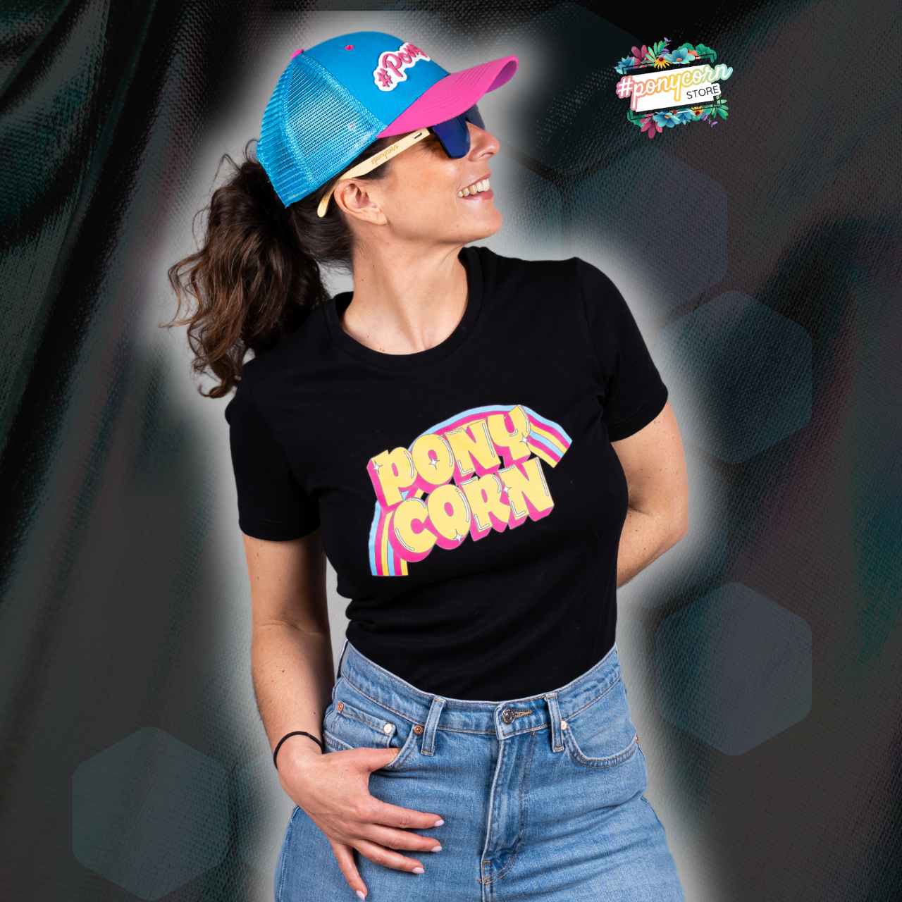 T-Shirt Bubble-Gum Pony Black